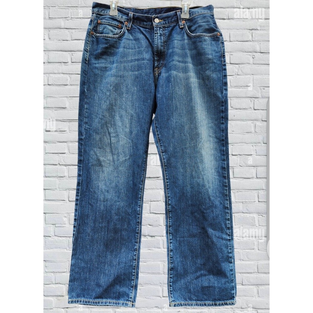 Lucky Brand Dungarees Mens Bootcut Jeans 36R Regular Zip Fly Classic